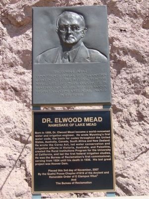 Dr. Elwood Mead Marker image. Click for full size.