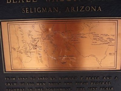 Beale Wagon Road Marker image. Click for full size.