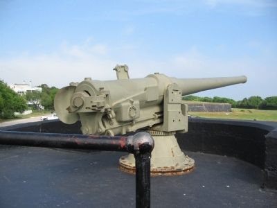 4.7-inch Armstrong Gun at Battery Bingham image. Click for full size.