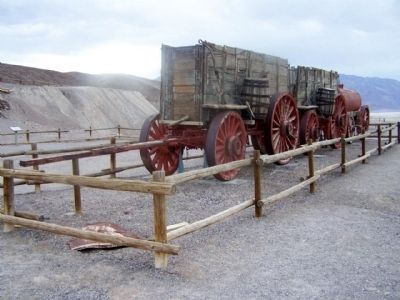 Original 20 Mule Team Wagons. Click for full size. Original 20 Mule Team Wagons image. Click for full size.
