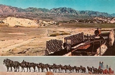Vintage Postcard - Old Harmony Borax Mill-Death Valley, California image. Click for full size.