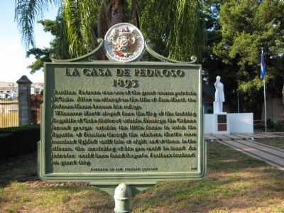 La Casa de Pedroso Marker image. Click for full size.