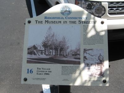 The Village Center in the Early 1900s Marker image. Click for full size.