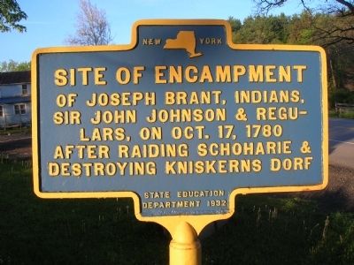 Site Of Encampment Marker image. Click for full size.