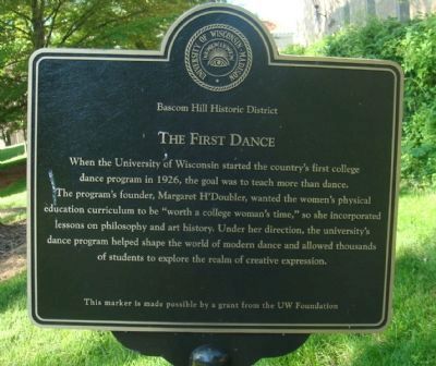 The First Dance Marker image. Click for full size.