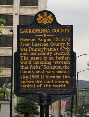 Lackawanna County Marker image. Click for full size.