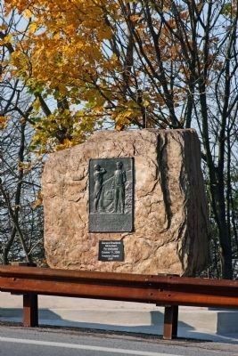 This Boulder Marks the National Trail Marker. Click for full size. This Boulder Marks the National Trail Marker image. Click for full size.