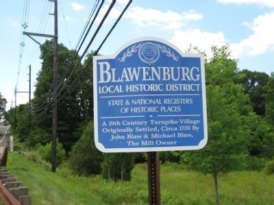 Blawenburg Marker. Click for full size. Blawenburg Marker image. Click for full size.