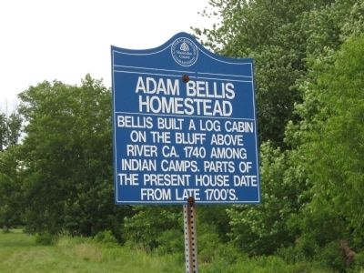 Adam Bellis Homestead Marker image. Click for full size.