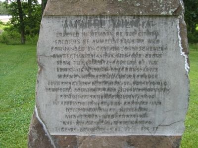 Amwell Militia Marker image. Click for full size.