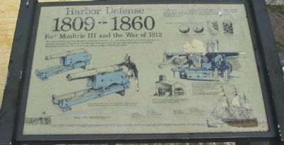 Harbor Defense 1809-1860 Marker image. Click for full size.