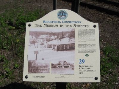 Branchville – A Center of Italian–American Life Marker image. Click for full size.
