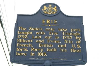 Erie Marker. Click for full size. Erie Marker image. Click for full size.