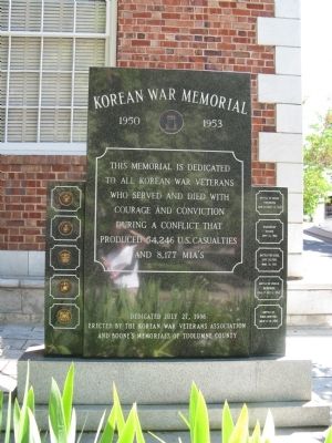 Marker Number 4 - Korean War Memorial - Front image. Click for full size.