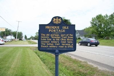 Presque Isle Portage Marker image. Click for full size.