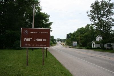 Fort Le Boeuf Marker image. Click for full size.