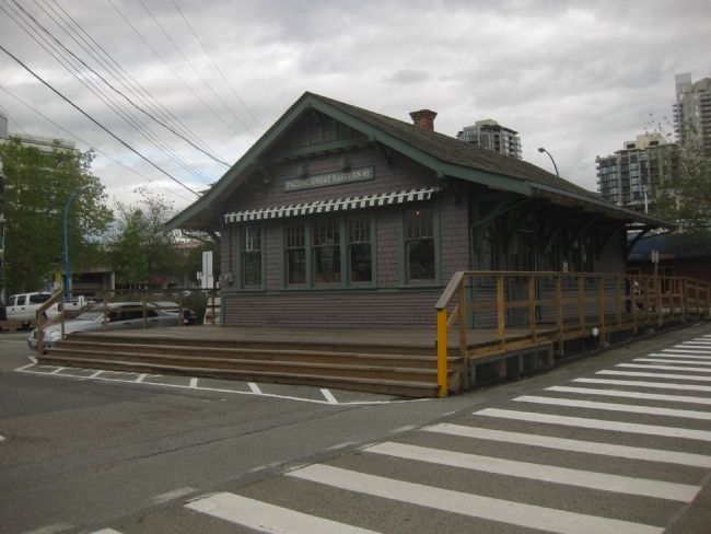 Pacific Great Eastern Railway Station (1913). Click for full size. Pacific Great Eastern Railway Station (1913) image. Click for full size.