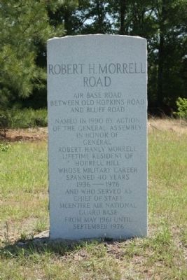 Robert H. Morrell Road Marker image. Click for full size.