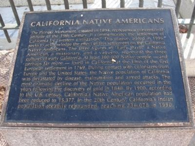 California Native Americans Marker image. Click for full size.