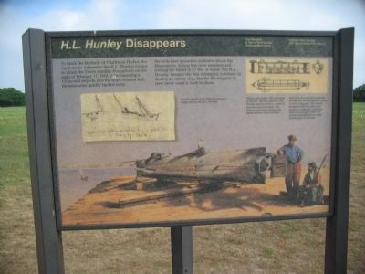 H.L. Hunley Disappears Side image. Click for full size.