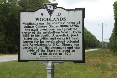 Woodlands Marker image. Click for full size.