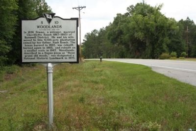 Woodlands Marker, looking west image. Click for full size.