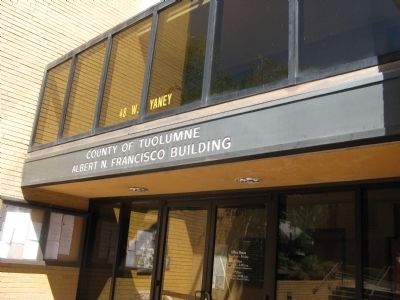 Tuolumne County Albert N. Francisco Building Entrance image. Click for full size.