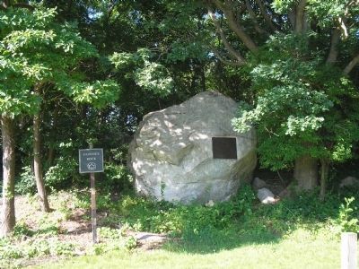 Marker in Pelham Bay Park. Click for full size. Marker in Pelham Bay Park image. Click for full size.
