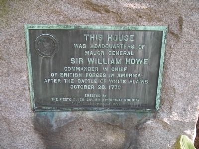 Gen. Howe’s Headquarters Marker image. Click for full size.