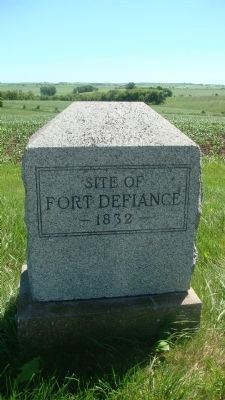 Nearby Fort Defiance Marker image. Click for full size.