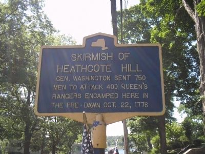 Skirmish of Heathcote Hill Marker image. Click for full size.