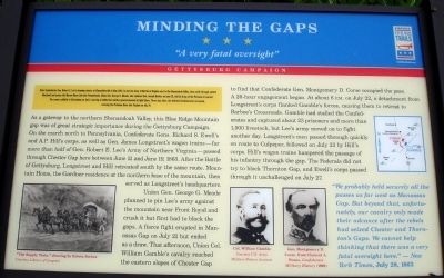 Minding the Gaps Marker. Click for full size. Minding the Gaps Marker image. Click for full size.