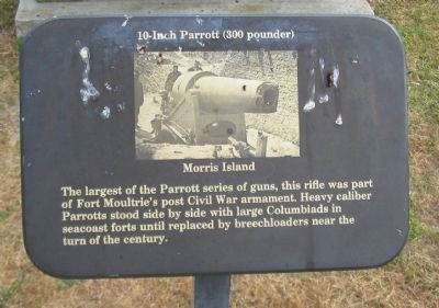 10-Inch Parrott (300 pounder) Marker image. Click for full size.