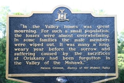 In the Valley homes was great mourning Marker image. Click for full size.