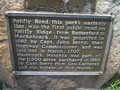 Polifly Road Marker image. Click for full size.
