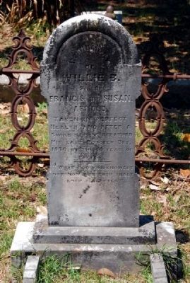Willie B. Arnold Tombstone image. Click for full size.