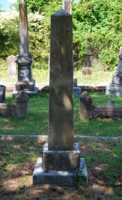 James Bailey Tombstone image. Click for full size.