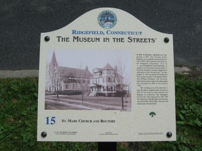 St. Mary Church and Rectory Marker image. Click for full size.