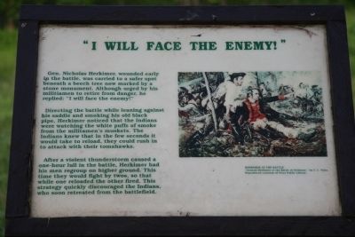 I Will Face The Enemy Marker image. Click for full size.