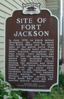 Fort Jackson Marker image. Click for full size.