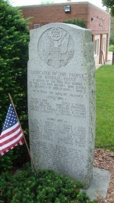 Nearby Memorial in Library Park. Click for full size. Nearby Memorial in Library Park image. Click for full size.