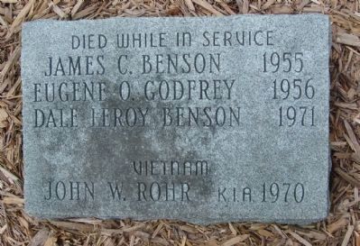 Nearby Memorial in Library Park. Click for full size. Nearby Memorial in Library Park image. Click for full size.