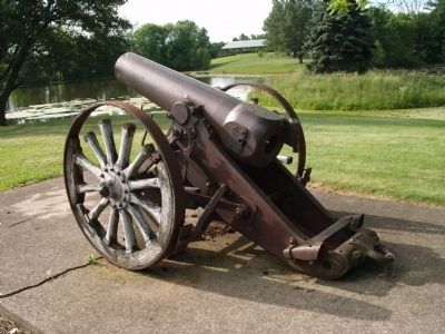 Left View - - 1893 Field Gun (Krupp) image. Click for full size.