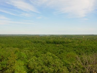View from atop lookout tower image. Click for full size.