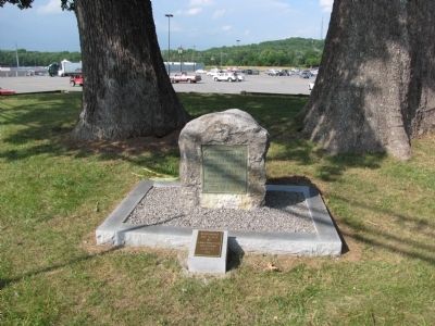 Old location of the Andrew Jackson Marker. Click for full size. Old location of the Andrew Jackson Marker image. Click for full size.
