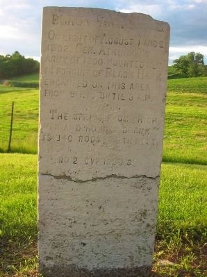 Black Hawk Trail Marker. Click for full size. Black Hawk Trail Marker image. Click for full size.
