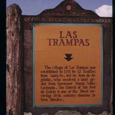 Las Trampas Marker. Click for full size. Las Trampas Marker image. Click for full size.