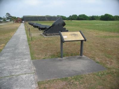 Civil War Armament Marker and Artillery Row image. Click for full size.