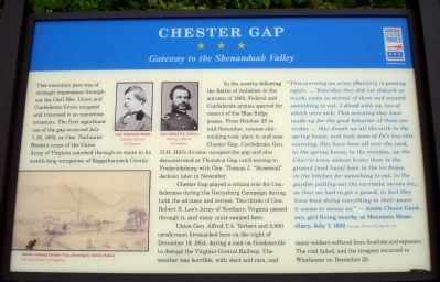 Chester Gap Marker image. Click for full size.
