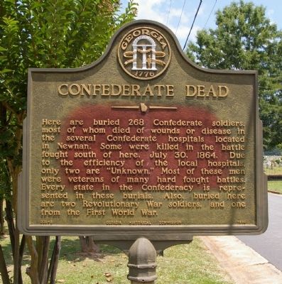 Confederate Dead Marker. Click for full size. Confederate Dead Marker image. Click for full size.